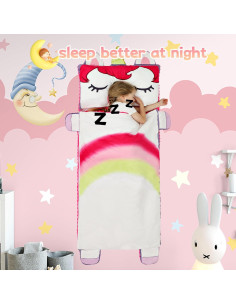 Saco de dormir Wizland para niños - Franela suave 156.7x71.9 cm 2