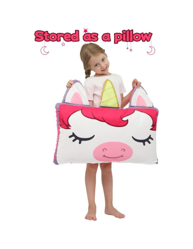 Saco de dormir Wizland para niños - Franela suave 156.7x71.9 cm