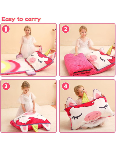 Saco de dormir Wizland para niños - Franela suave 156.7x71.9 cm