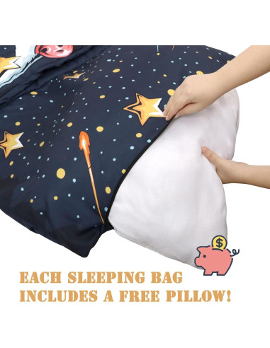 Saco de dormir para niños Hallo Bunny 160x76 cm Astronauta
