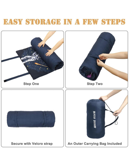 Saco de dormir para niños Hallo Bunny 160x76 cm Astronauta