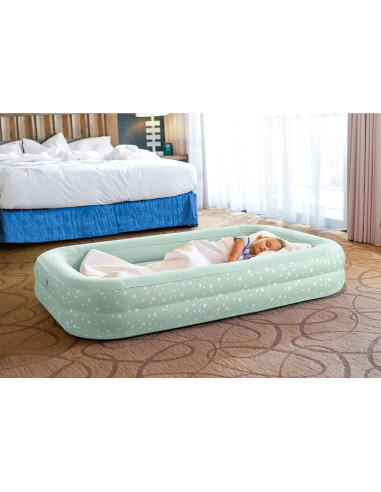 Colchón Inflable para Niños Intex Kidz Travel Bed Verde Menta