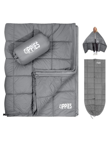 Manta Camping ZIPPIES 3M Thinsulate 200x155cm Gris