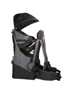 Mochila Portabebés ClevrPlus Deluxe Ajustable Senderismo Gris