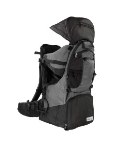 Mochila Portabebés ClevrPlus Deluxe Ajustable Senderismo Gris 2