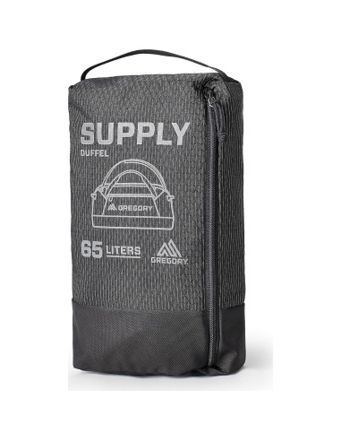 Bolsa de viaje Gregory Supply 65L plegable repelente agua azul