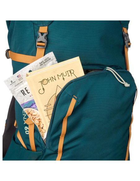 Mochila de Senderismo Kelty Nena 60L para Mujeres - Verde Profundo