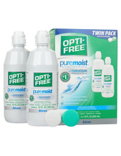 Opti-Free Puremoist Solución Limpiadora para Lentes 2x10oz