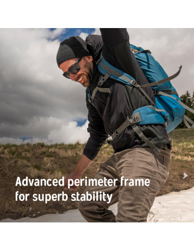 Mochila Kelty Redwing 36L Negra para Senderismo y Viajes