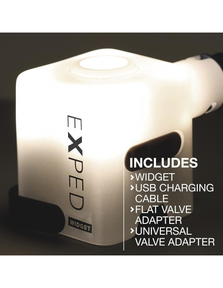 Bomba de Colchón de Dormir Exped Widget 3 en 1 Recargable
