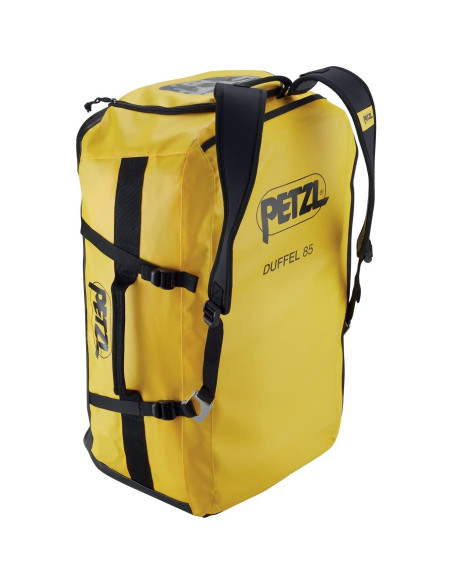 Bolsa de Transporte Petzl Duffel 85L Amarillo Ergonómica