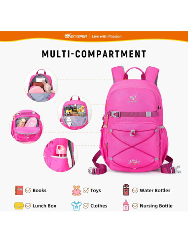 Mochila SKYSPER iKIDS 15L para Niños 4-6 Años Ergonómica