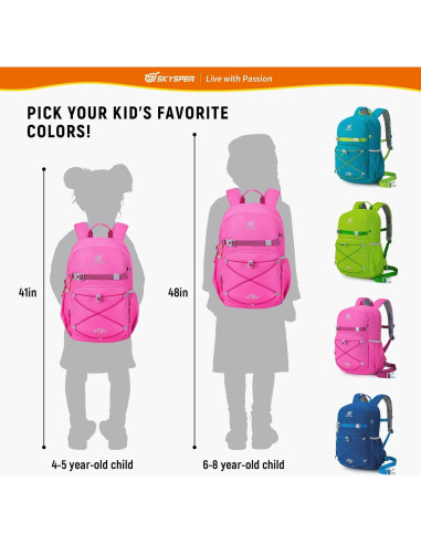 Mochila SKYSPER iKIDS 15L para Niños 4-6 Años Ergonómica