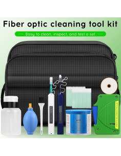 Kit de limpieza de fibra óptica 11 en 1 Sumchan - SC/LC/FC/ST 2