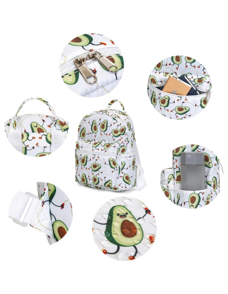 Mochila Mini Aguacate YiXiamo 26.5x23x12 cm Unisex