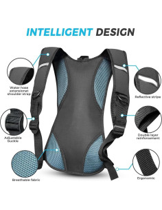 Mochila de Hidratación CKE 2L para Correr y Senderismo 2