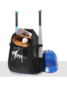 Mochila de Béisbol DAREKUKU Dr14-bk 18L para Niños y Niñas 2