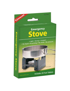 Estufa de Emergencia Coghlan's Multi - Camping, 24 Tablet. Combustible