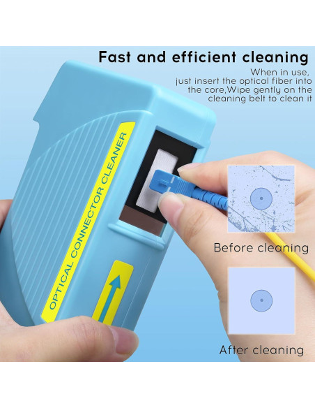 Kit de limpieza de fibra óptica BAOSHLA 550 limpiezas SC/FC/ST/LC