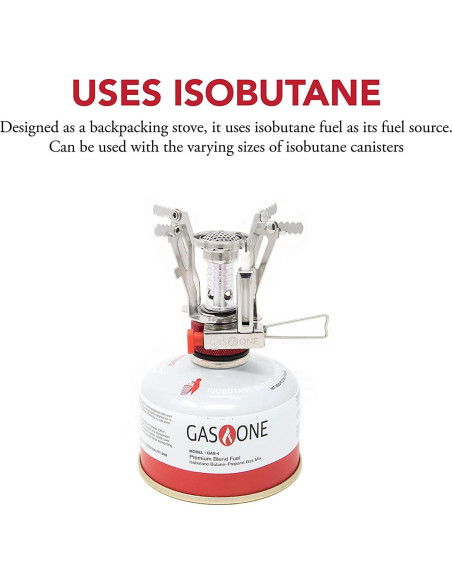 Estufa de Camping Gas One GS-7800N Compacta y Duradera