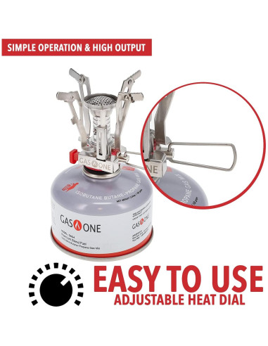 Estufa de Camping Gas One GS-7800N Compacta y Duradera