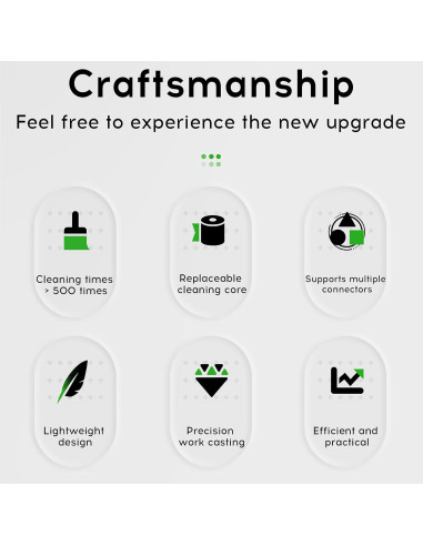 Kit de limpieza de fibra óptica BAOSHLA 550 limpiezas SC/FC/ST/LC