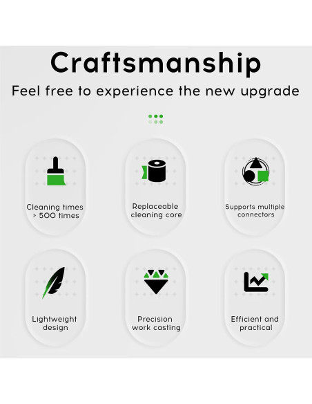 Kit de limpieza de fibra óptica BAOSHLA 550 limpiezas SC/FC/ST/LC