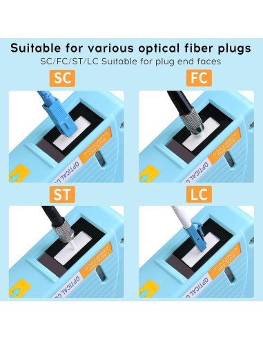 Kit de limpieza de fibra óptica BAOSHLA 550 limpiezas SC/FC/ST/LC