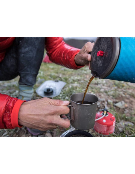 Prensa de Café MSR WindBurner 1L - Portátil y Reutilizable