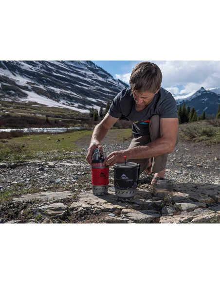 Prensa de Café MSR WindBurner 1L - Portátil y Reutilizable