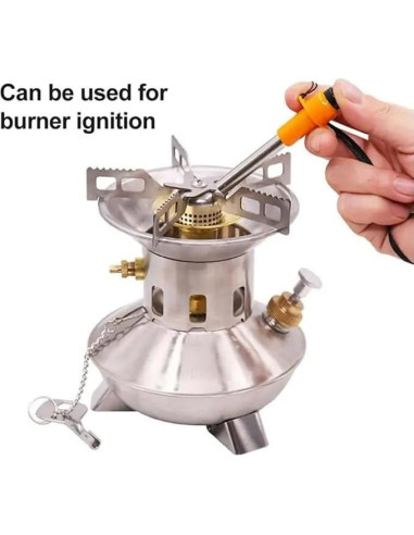 Encendedor Piezoeléctrico Heureuse para Estufas de Camping