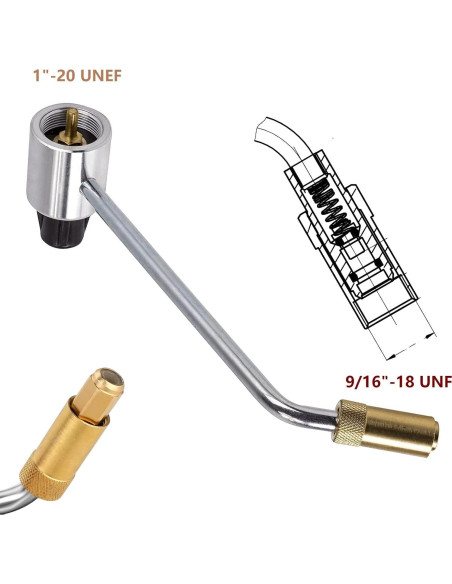 Adaptador de Manguera de Propano 1,8 m Coleman para Tanques 2,3-9,1 kg