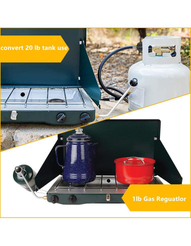 Adaptador de Manguera de Propano 1,8 m Coleman para Tanques 2,3-9,1 kg