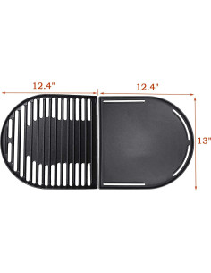 Rejillas de Parrilla y Plancha Dongftai CC1E 33x31.5 cm 2