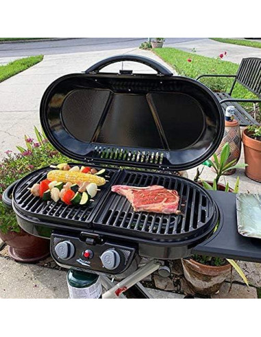 Rejillas de Cocina de Hierro Fundido Uniflasy para Parrillas Coleman - Paquete de 2