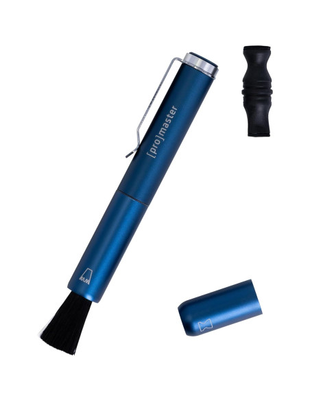 Bolígrafo de Limpieza de Lentes ProMaster 68488 - Aluminio Azul