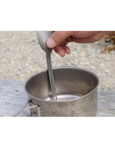 Cuchara de Titanio Snow Peak SCT-125 - 16.3 x 3.3 cm