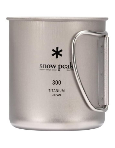 Taza de Titanio Snow Peak MG-142, 300 ml, Ultraligera