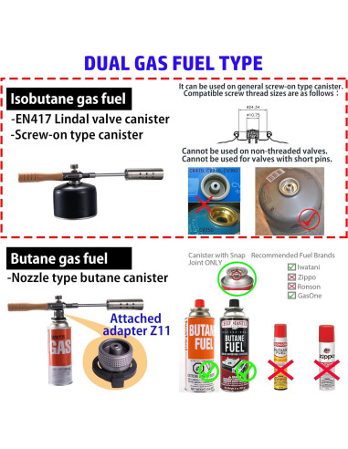 Antorcha de Camping Campingmoon MT-3955 Doble Combustible 57 cm