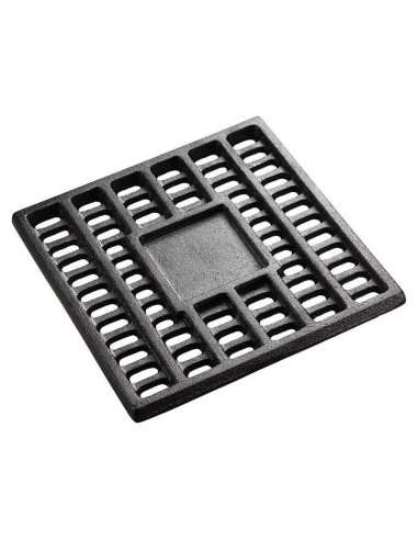 Rejilla de Carbón Campingmoon 25x25 cm Hierro Fundido