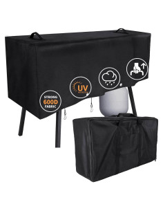 Cubierta y Bolsa de Transporte Hisencn para Estufa 3 Quemadores