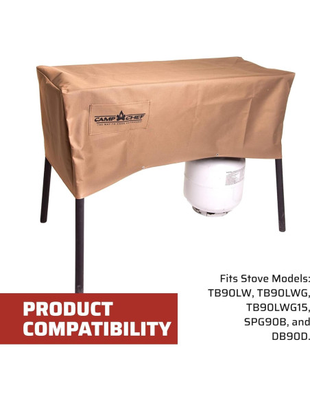 Cubierta de Patio Camp Chef PC42 para Cocina 3 Quemadores 109cm