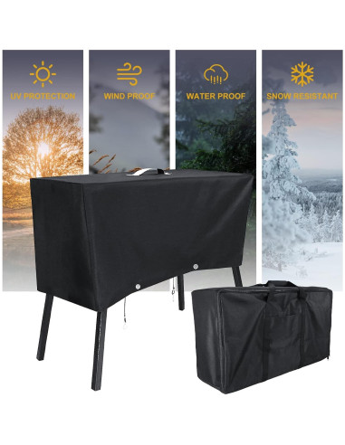 Cubierta y Bolsa de Transporte Hisencn para Estufa 3 Quemadores