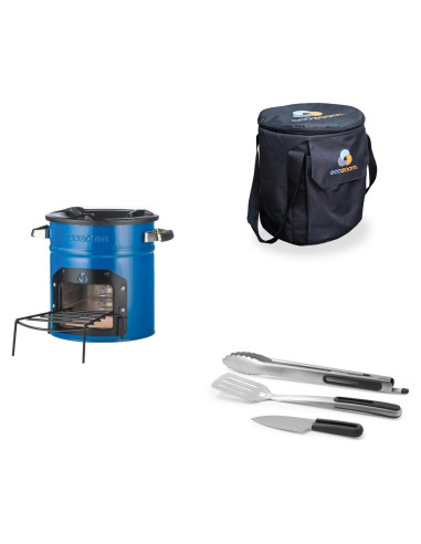 Estufa Rocket Dura EcoZoom con Bolsa y Kit de Herramientas