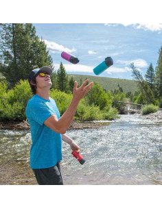 Botella de Agua GSI Outdoors Microlite 350 Flip 355ml Azul 2