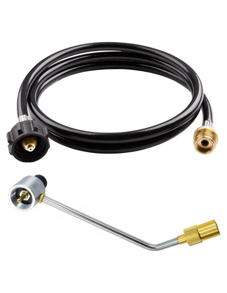 Adaptador Manguera Propano 1lb a 20lb Xzhou 6FT para Estufas
