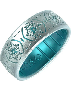 Anillo de Silicona Enso Rings Disney Elsa - Talla 7 - 7.9mm 2