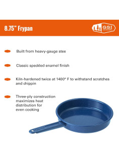 Sartén de Esmalte GSI Outdoors 24.4 cm para Acampar 2