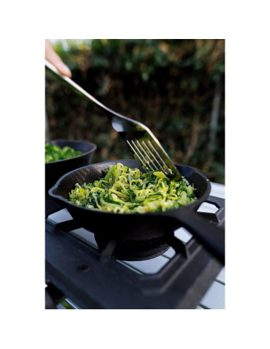 Estufa de Camping Portátil Stansport Doble Quemador Hierro Fundido