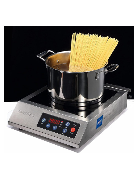 Cocina de Inducción Portátil ChangBERT 1800W Acero Inoxidable